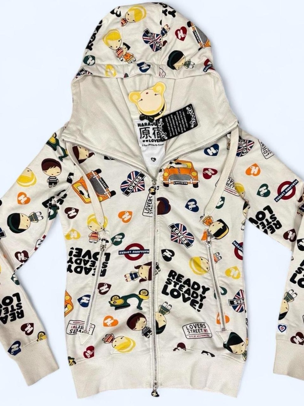 NWT Harajuku Lovers Gwen Stefani Zip-Up Hoodie